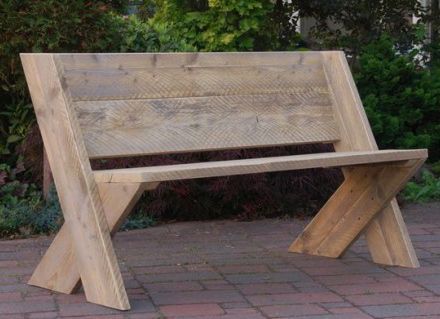 wooden garden benches