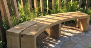 wooden garden benches