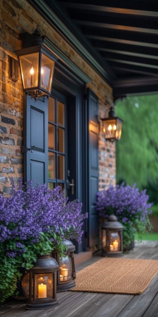 spring porch decor