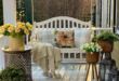 spring porch decor