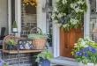 spring porch decor