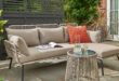 rattan garden sofa