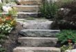 landscaping steps on a slope