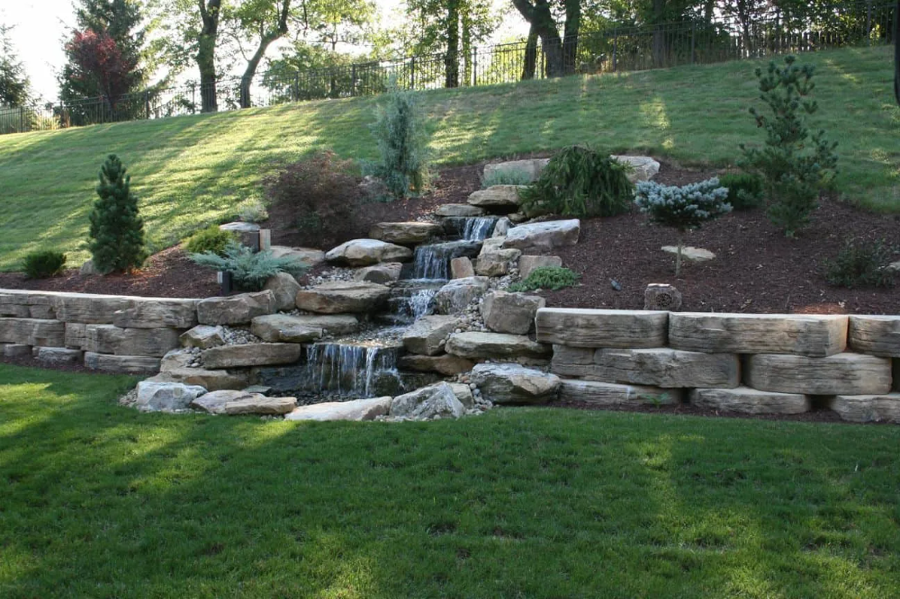 landscaping sloped backyard