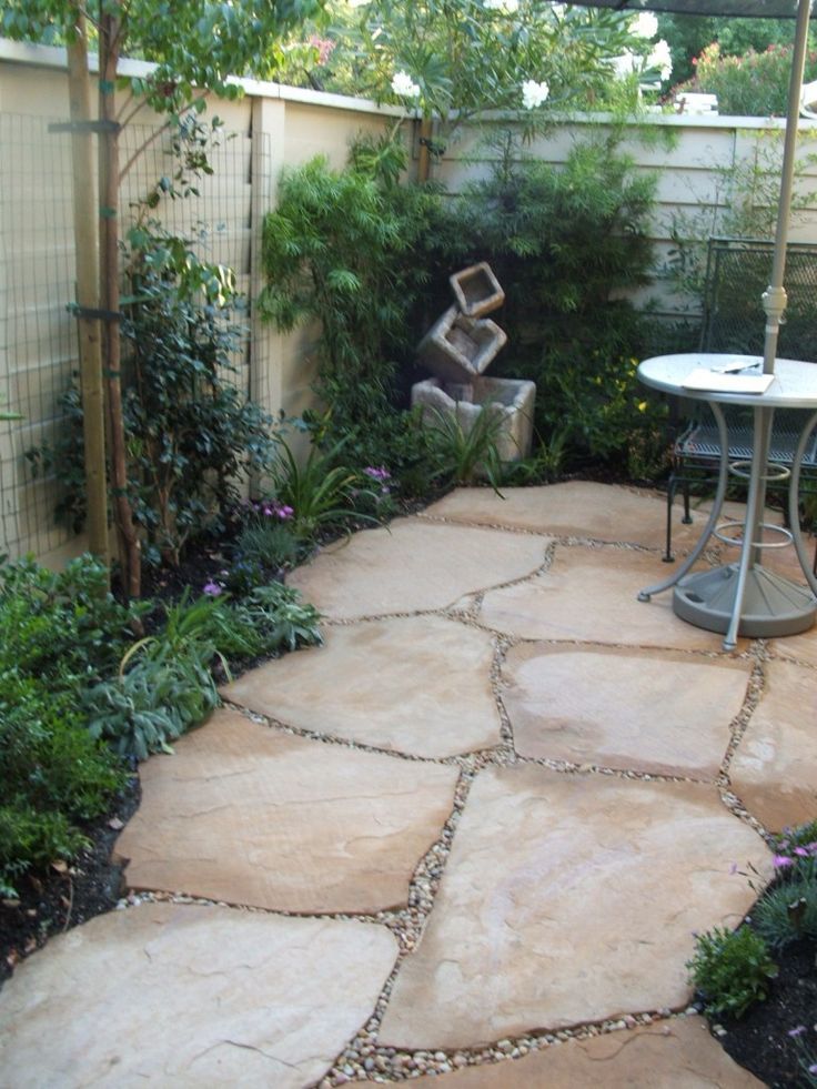 flagstone patio design