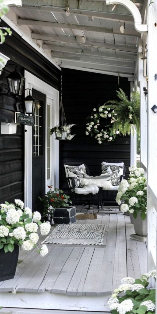 long front porch ideas