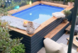 backyard patio designs with pool