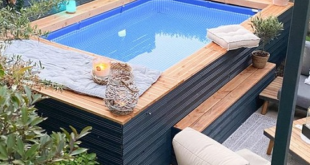 backyard patio designs with pool