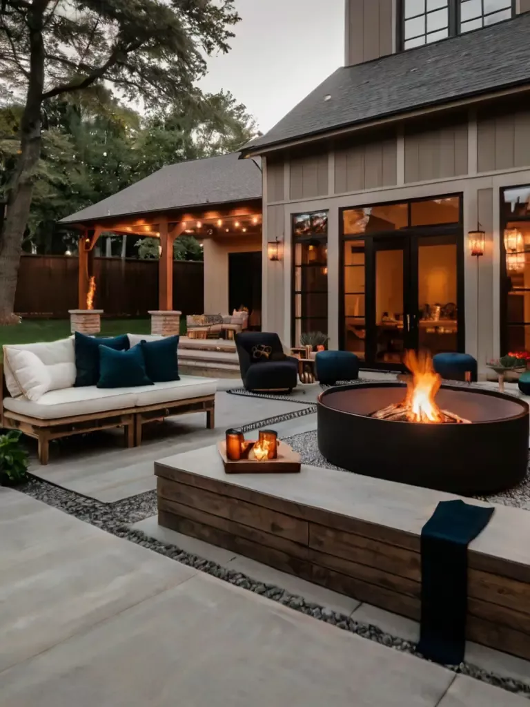 Innovative Patio Designs Featuring Stylish Fireplaces