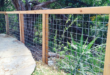 wood and wire fence ideas