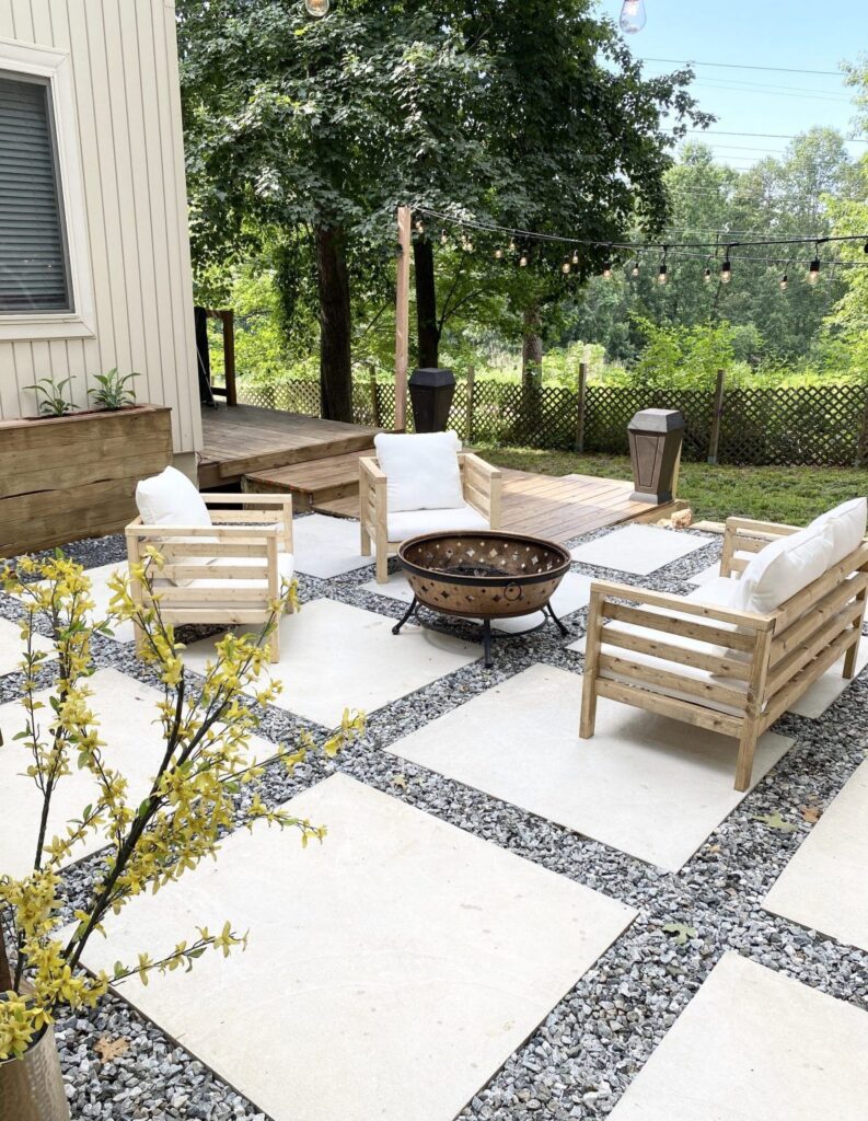 patio ideas with pavers