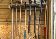 garden tool storage