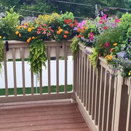 Lush Greenery: Enhancing Your Outdoor Space with Deck Planters