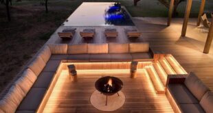 backyard patio designs with pool