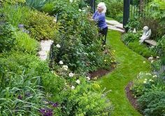 landscaping on a slope