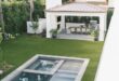 backyard patio designs with pool