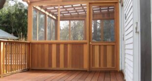 screened in deck