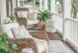 spring porch decor