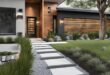 modern landscape design front yard