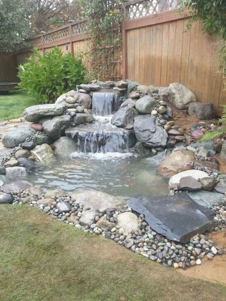 small garden waterfalls