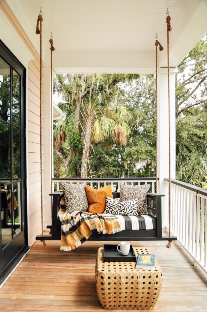 narrow front porch ideas