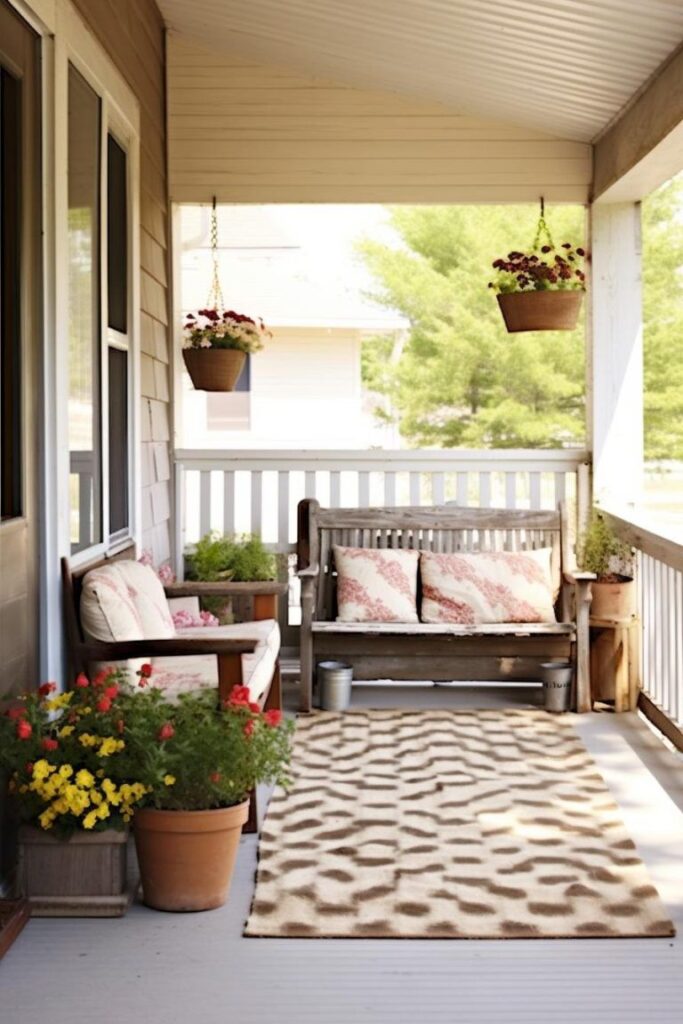 narrow front porch ideas