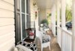 narrow front porch ideas