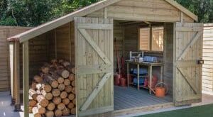 large garden sheds