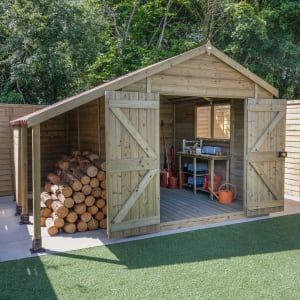 large garden sheds