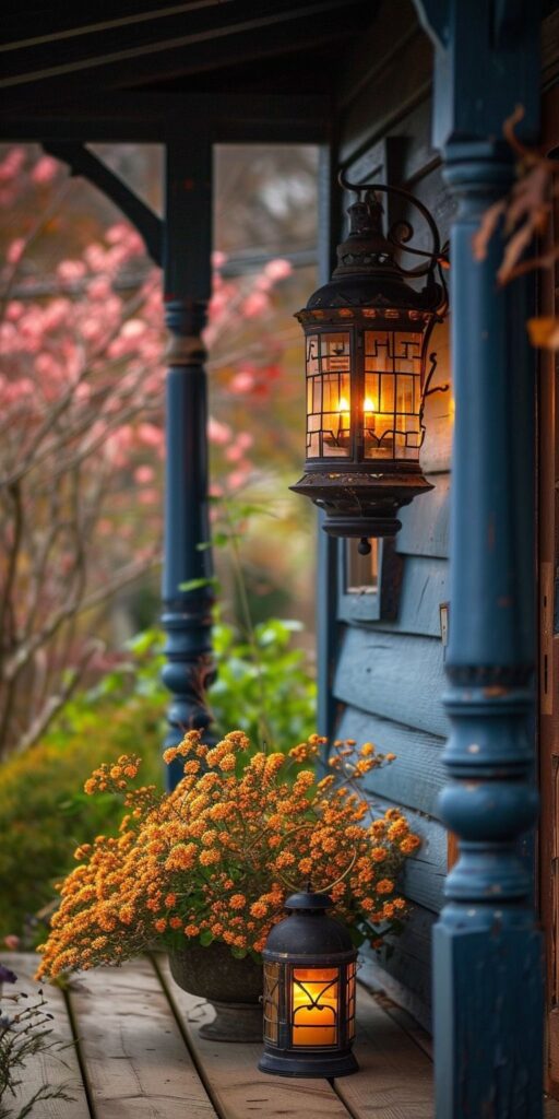 spring porch decor