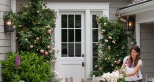 spring porch decor