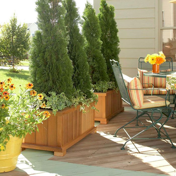 deck planters