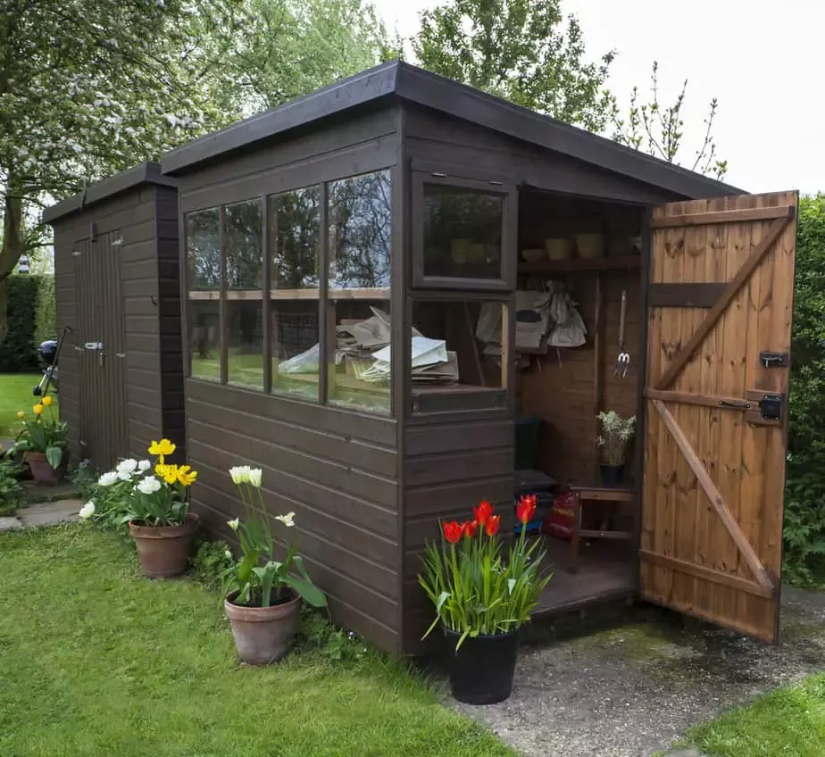 wooden storage sheds