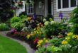 flower garden ideas in front of house