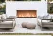 patio ideas with fireplace