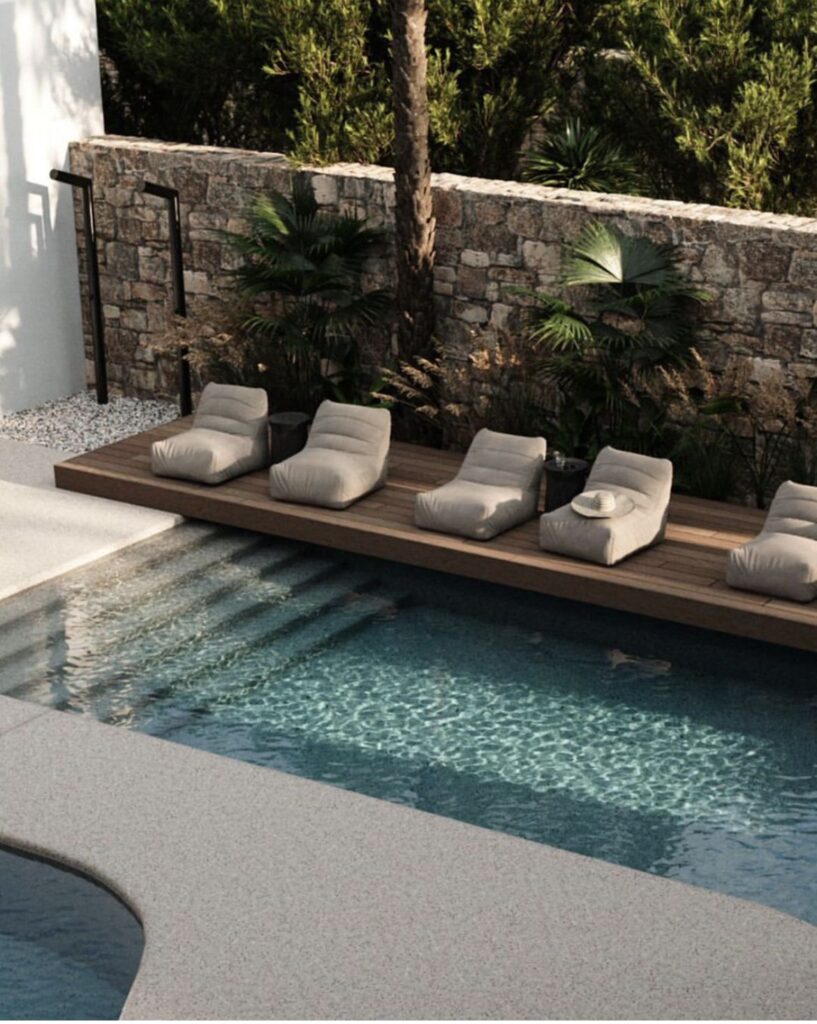 patio ideas with pool