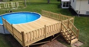 round pool deck ideas