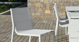 white outdoor furniture