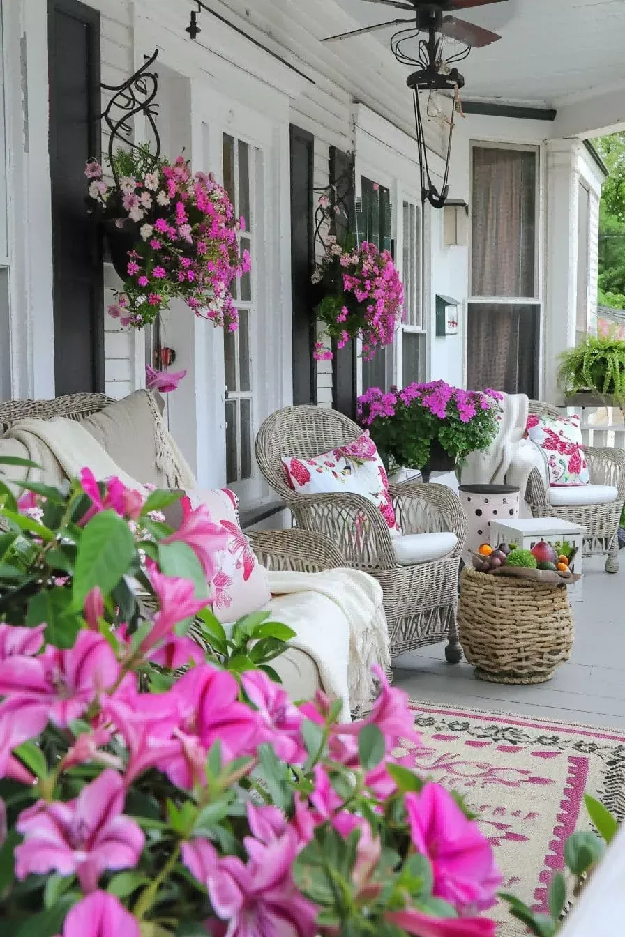 Stylish and Cozy Front Porch Decor Ideas for a Welcoming Home Entrance