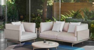 white outdoor furniture