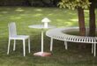 white outdoor furniture