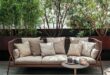 rattan garden sofa