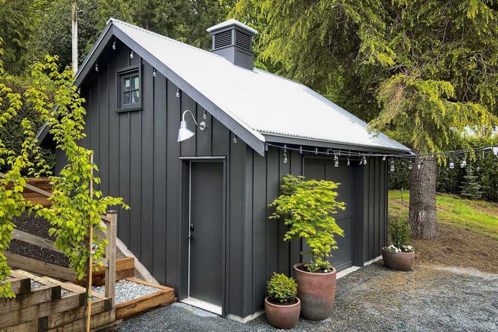 large garden sheds