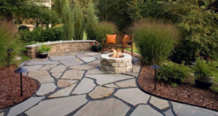 flagstone patio design