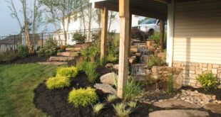 landscaping under deck