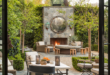 outdoor fireplace designs