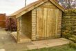 wooden garden sheds