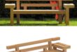 wooden garden benches