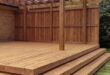 wooden deck