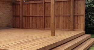 wooden deck